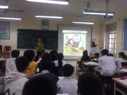 Thực hiện chuyên đề phát huy tính tích cực của học sinh trong giờ Tiếng Việt.
